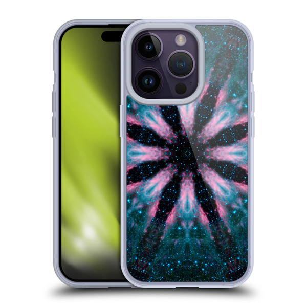 Aimee Stewart Mandala Floral Galaxy Soft Gel Case for Apple iPhone 14 Pro
