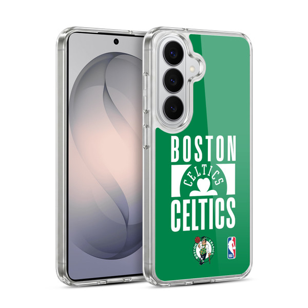 NBA Boston Celtics Typography Soft Gel Case for Samsung Galaxy S26