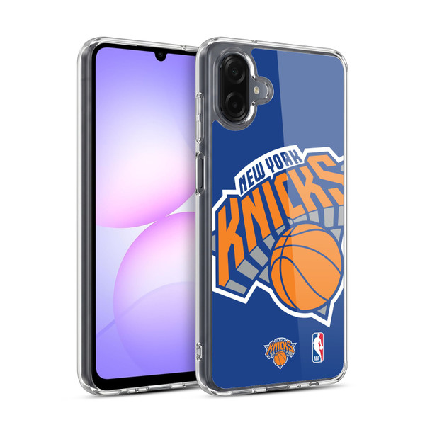 NBA New York Knicks Oversized Soft Gel Case for Samsung Galaxy A07 4G