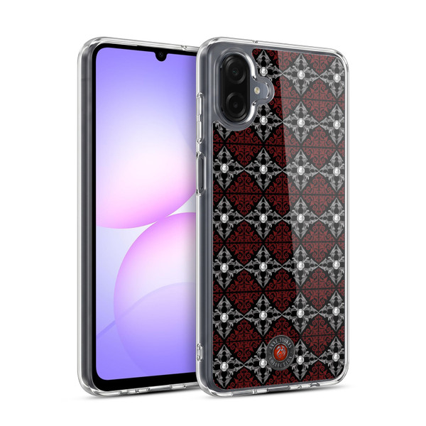 Anne Stokes Gothic Bat Moon Patttern Soft Gel Case for Samsung Galaxy A07 4G