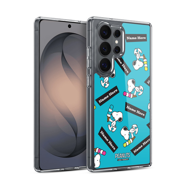 Custom Customised Personalised Peanuts Art Snoopy Soft Gel Case for Samsung Galaxy S26 Ultra