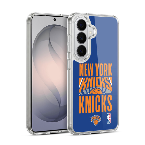 NBA New York Knicks Typography Soft Gel Case for Samsung Galaxy S26 Plus