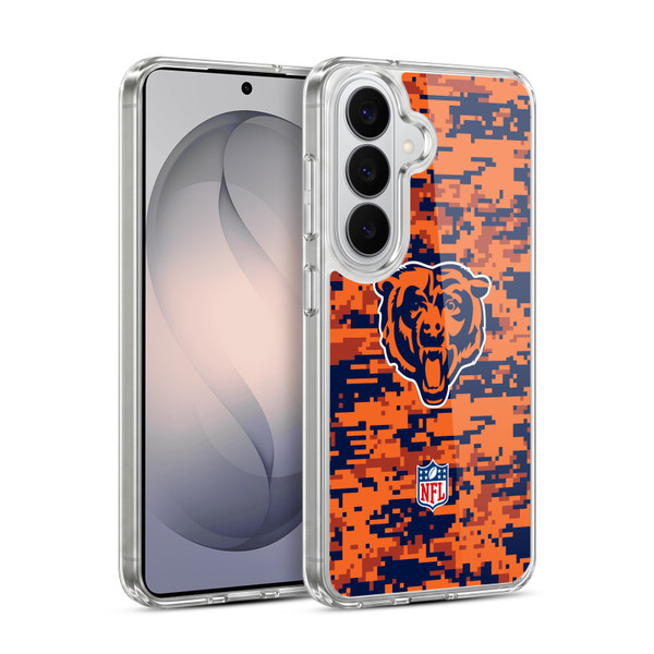NFL Chicago Bears Graphics Digital Camouflage Soft Gel Case for Samsung Galaxy S26