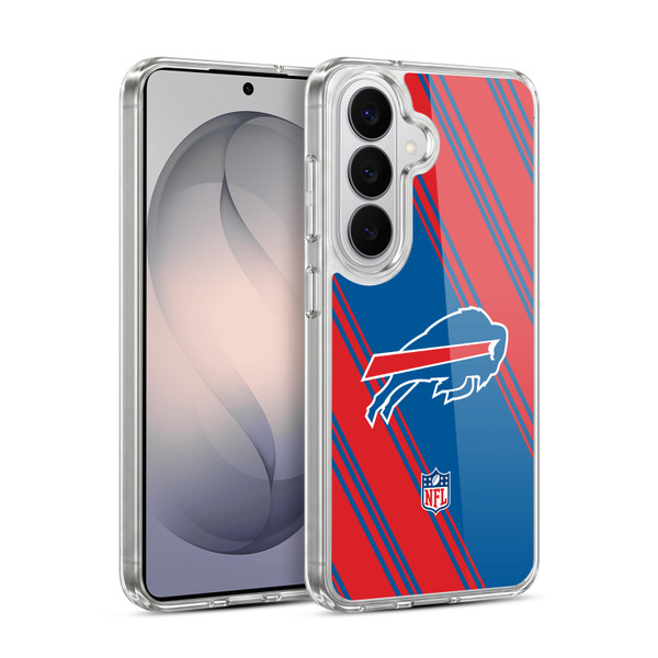 NFL Buffalo Bills Artwork Stripes Soft Gel Case for Samsung Galaxy S26 Plus