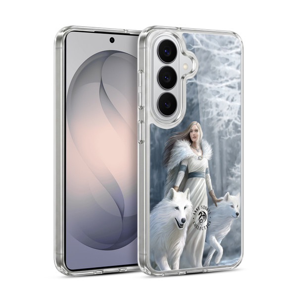 Anne Stokes Wolves Winter Guardians Soft Gel Case for Samsung Galaxy S26
