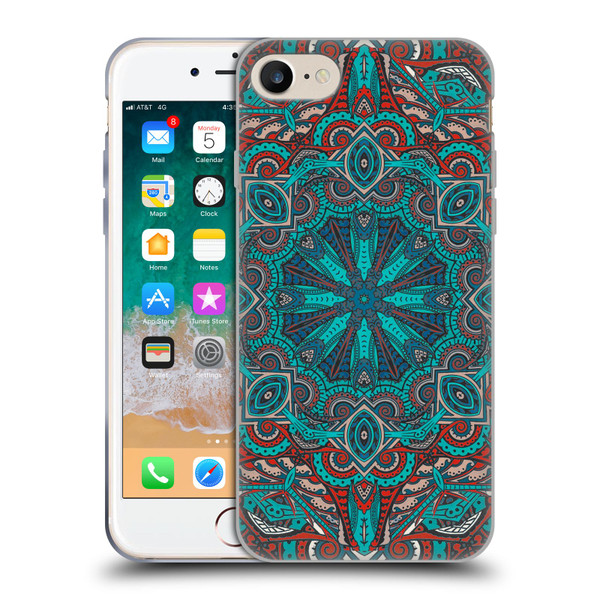 Aimee Stewart Mandala Moroccan Sea Soft Gel Case for Apple iPhone 7 / 8 / SE 2020 & 2022