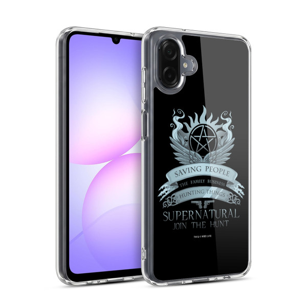 Supernatural Vectors Saving People Logo Soft Gel Case for Samsung Galaxy A07 4G