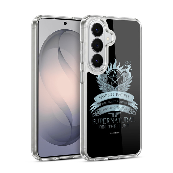 Supernatural Vectors Saving People Logo Soft Gel Case for Samsung Galaxy S26 Plus