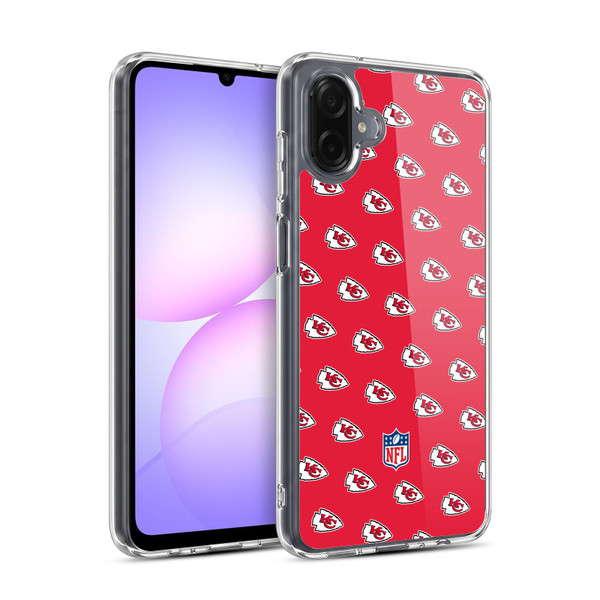 NFL Kansas City Chiefs Artwork Patterns Soft Gel Case for Samsung Galaxy A07 4G