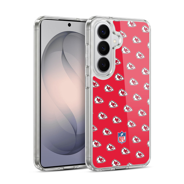 NFL Kansas City Chiefs Artwork Patterns Soft Gel Case for Samsung Galaxy S26 Plus