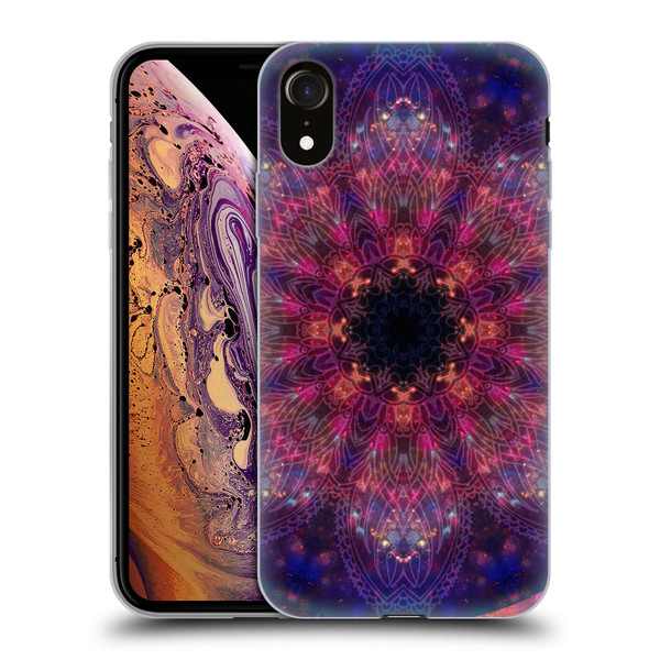 Aimee Stewart Mandala Doodle Flower Soft Gel Case for Apple iPhone XR