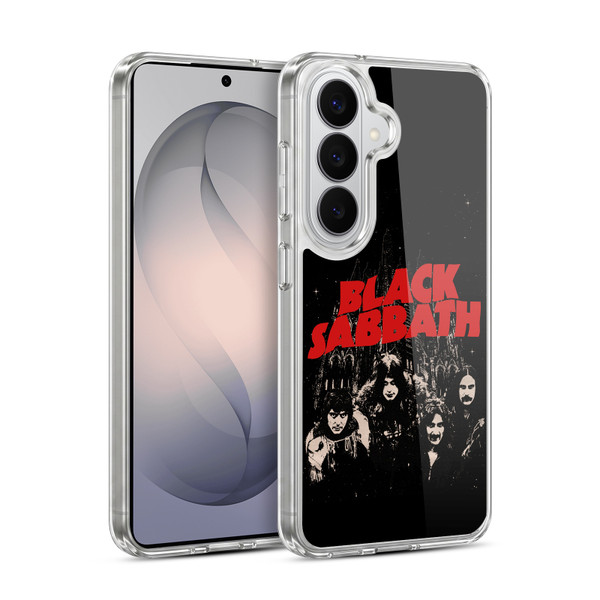 Black Sabbath Key Art Red Logo Soft Gel Case for Samsung Galaxy S26 Plus