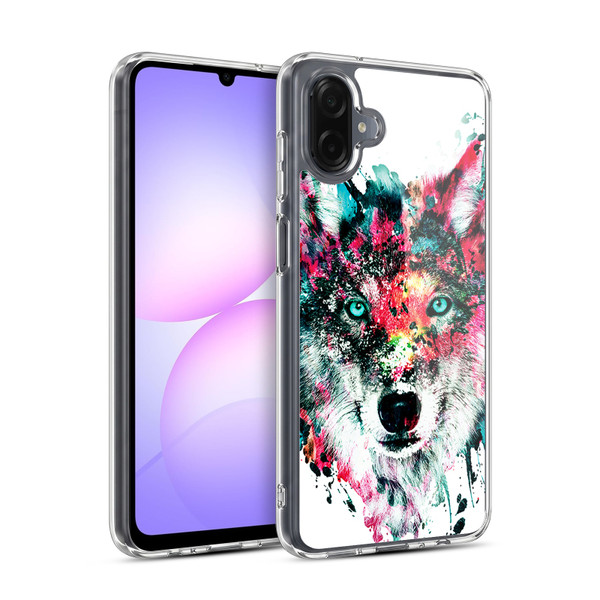 Riza Peker Animals Wolf Soft Gel Case for Samsung Galaxy A07 4G