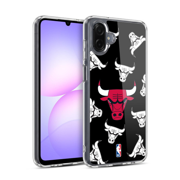 NBA Chicago Bulls Patterns Soft Gel Case for Samsung Galaxy A07 4G