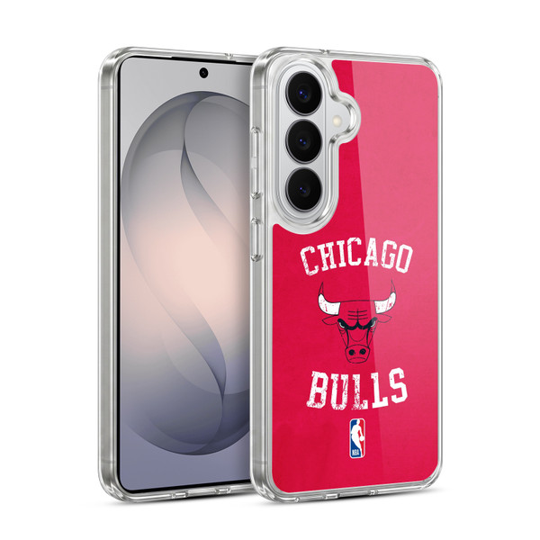 NBA Chicago Bulls Distressed Soft Gel Case for Samsung Galaxy S26