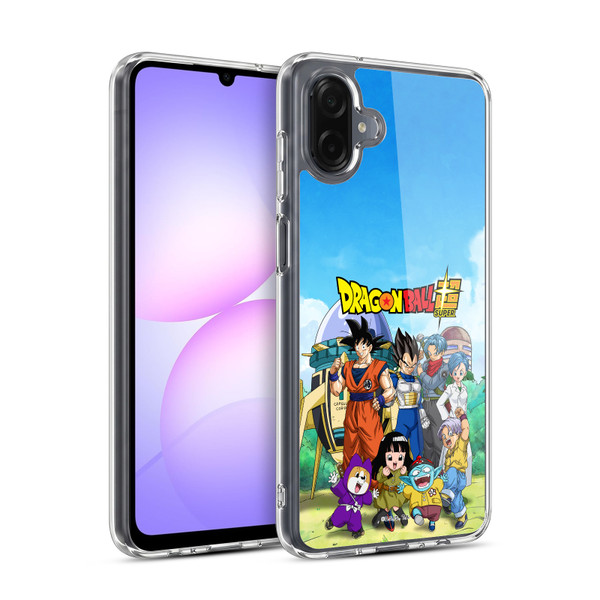 Dragon Ball Super Future Trunks Arc Characters Group Soft Gel Case for Samsung Galaxy A07 4G / A08 4G
