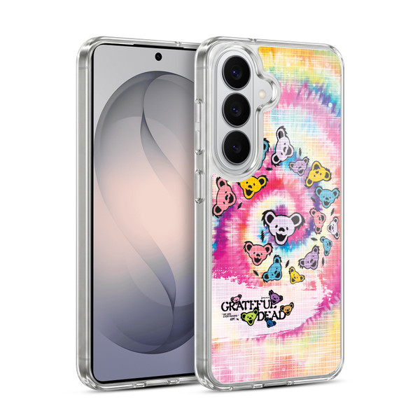 Grateful Dead Graphics Bear Tie Dye Soft Gel Case for Samsung Galaxy S26