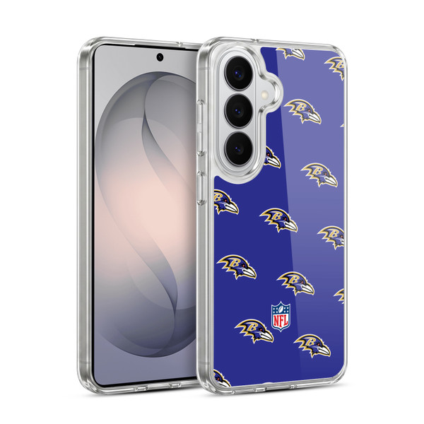 NFL Baltimore Ravens Artwork Patterns Soft Gel Case for Samsung Galaxy S26 Plus