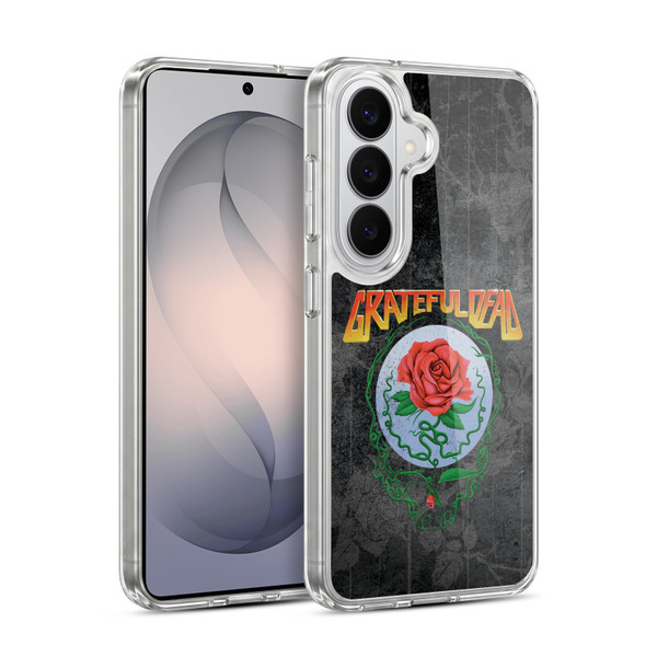 Grateful Dead Graphics Distressed Rose Soft Gel Case for Samsung Galaxy S26 Plus
