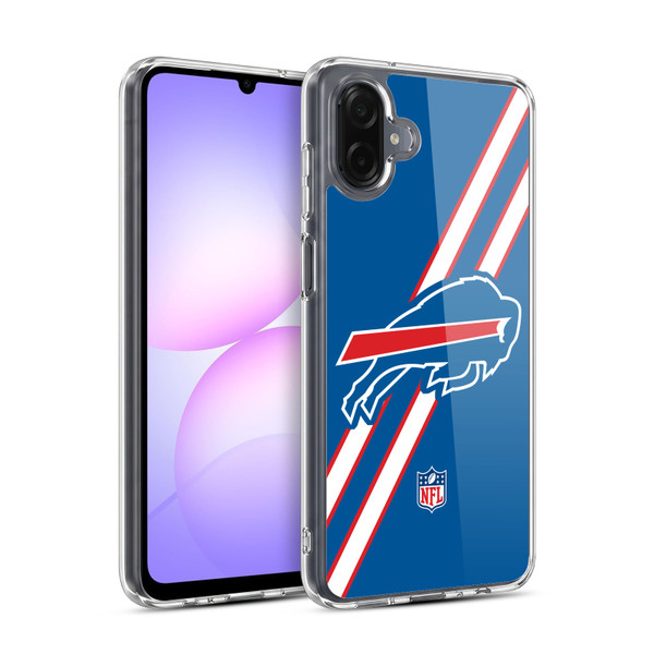 NFL Buffalo Bills Logo Stripes Soft Gel Case for Samsung Galaxy A07 4G