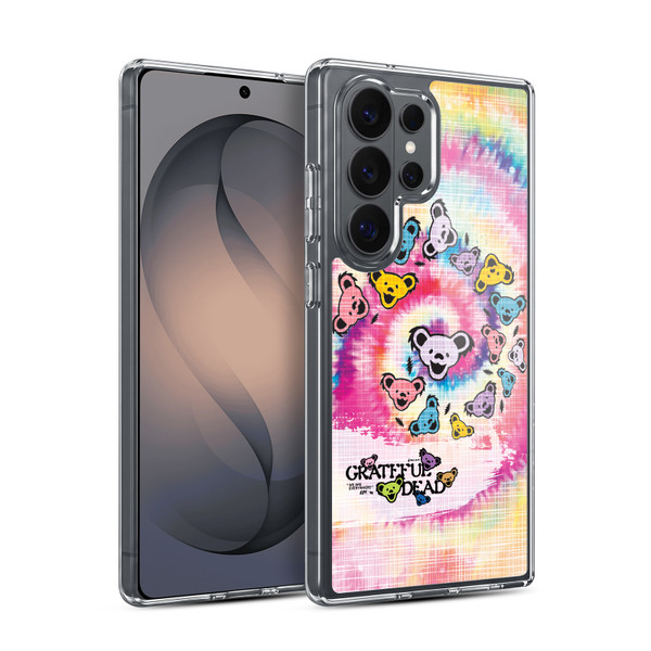 Grateful Dead Graphics Bear Tie Dye Soft Gel Case for Samsung Galaxy S26 Ultra