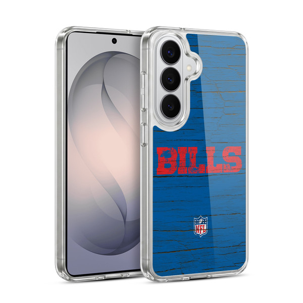 NFL Buffalo Bills Logo Distressed Look Soft Gel Case for Samsung Galaxy S26 Plus