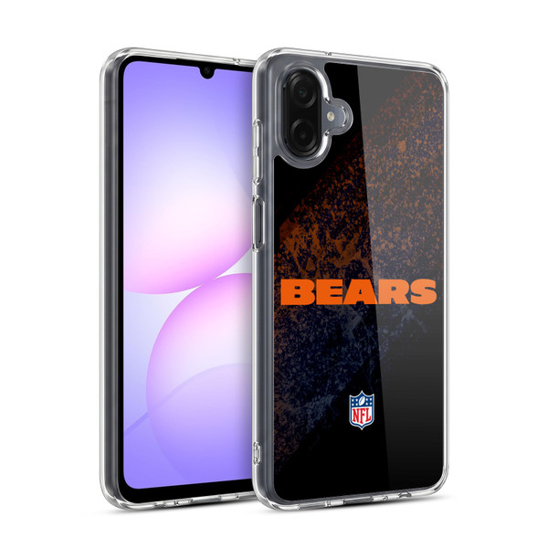 NFL Chicago Bears Logo Blur Soft Gel Case for Samsung Galaxy A07 4G