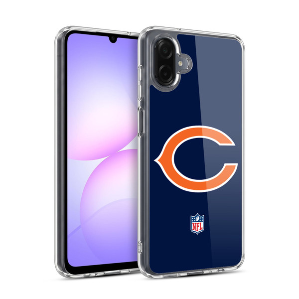 NFL Chicago Bears Logo Plain Soft Gel Case for Samsung Galaxy A07 4G