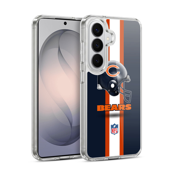 NFL Chicago Bears Logo Helmet Soft Gel Case for Samsung Galaxy S26 Plus