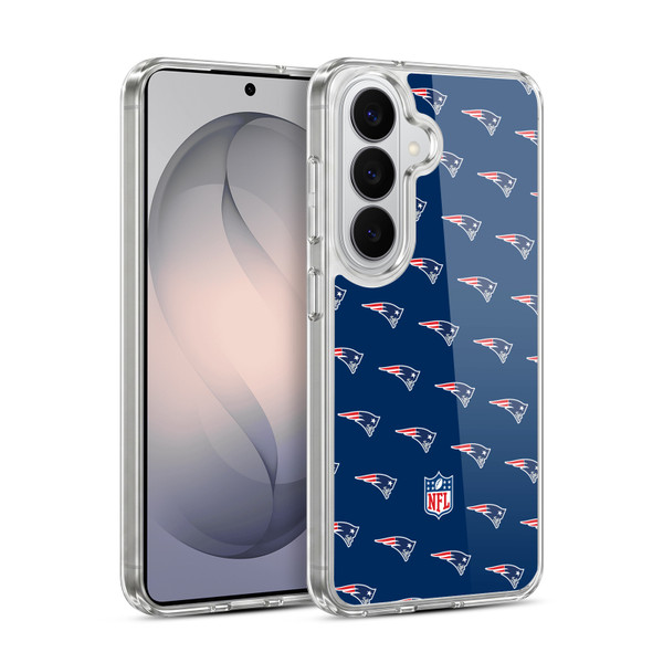 NFL New England Patriots Artwork Patterns Soft Gel Case for Samsung Galaxy S26