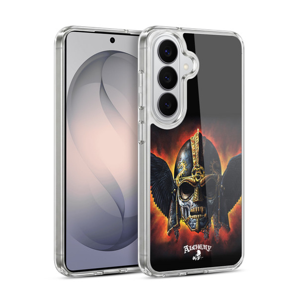 Alchemy Gothic Wing Ossa Raven Head Soft Gel Case for Samsung Galaxy S26