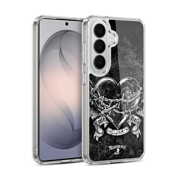 Alchemy Gothic Wing Black Romance Soft Gel Case for Samsung Galaxy S26 Plus
