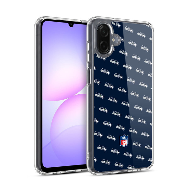 NFL Seattle Seahawks Artwork Patterns Soft Gel Case for Samsung Galaxy A07 4G