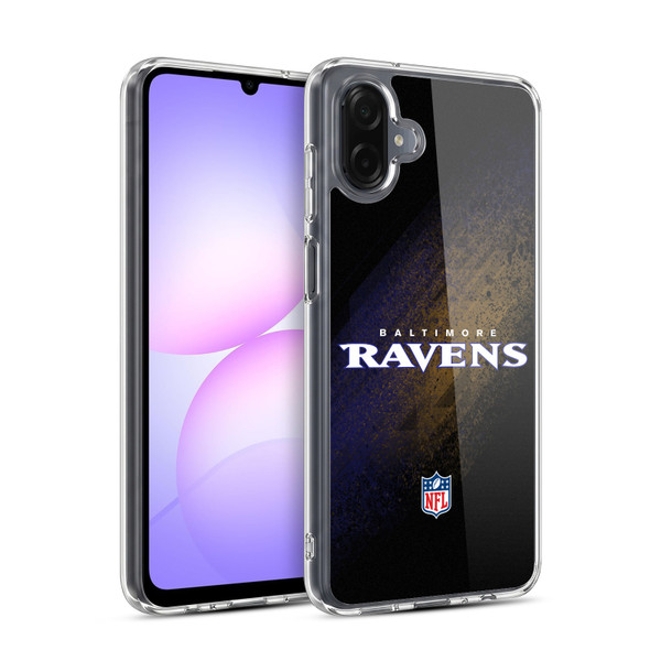 NFL Baltimore Ravens Logo Blur Soft Gel Case for Samsung Galaxy A07 4G