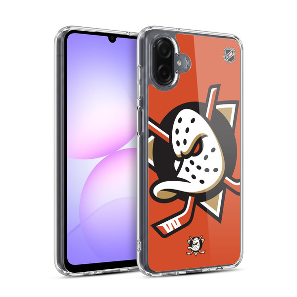 NHL Anaheim Ducks Oversized Soft Gel Case for Samsung Galaxy A07 4G