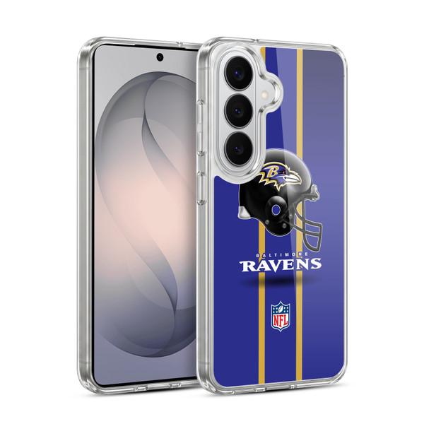 NFL Baltimore Ravens Logo Helmet Soft Gel Case for Samsung Galaxy S26 Plus