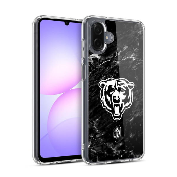 NFL Chicago Bears Artwork Marble Soft Gel Case for Samsung Galaxy A07 4G