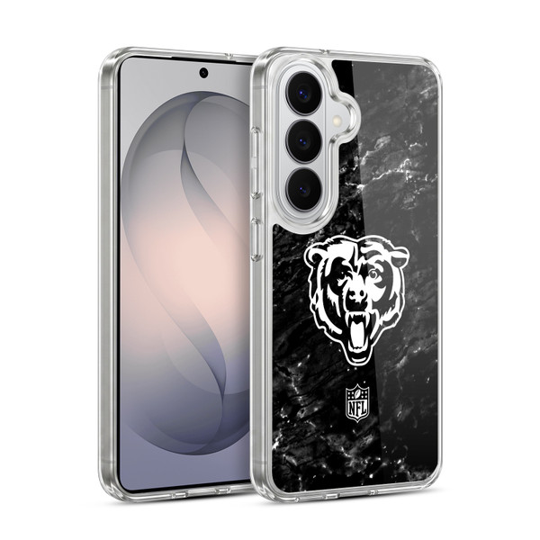 NFL Chicago Bears Artwork Marble Soft Gel Case for Samsung Galaxy S26