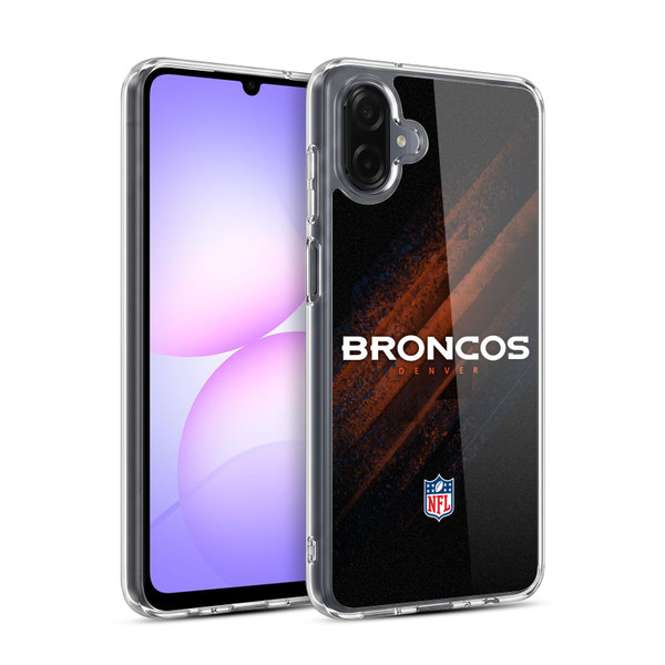 NFL Denver Broncos Logo Blur Soft Gel Case for Samsung Galaxy A07 4G