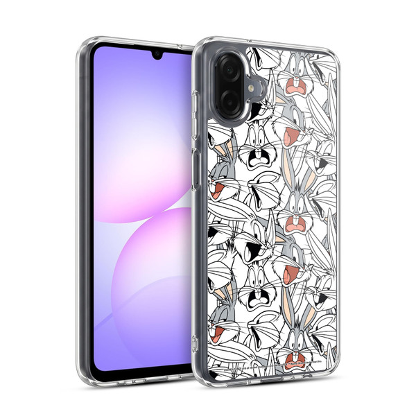Looney Tunes Patterns Bugs Bunny Soft Gel Case for Samsung Galaxy A07 4G