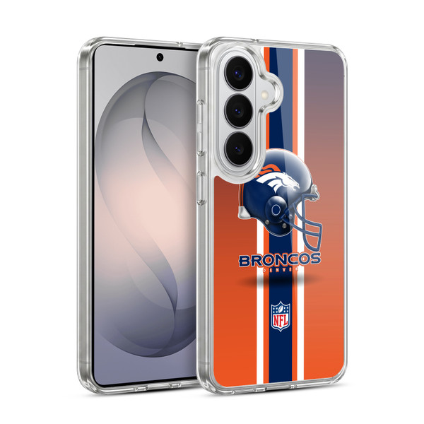 NFL Denver Broncos Logo Helmet Soft Gel Case for Samsung Galaxy S26 Plus