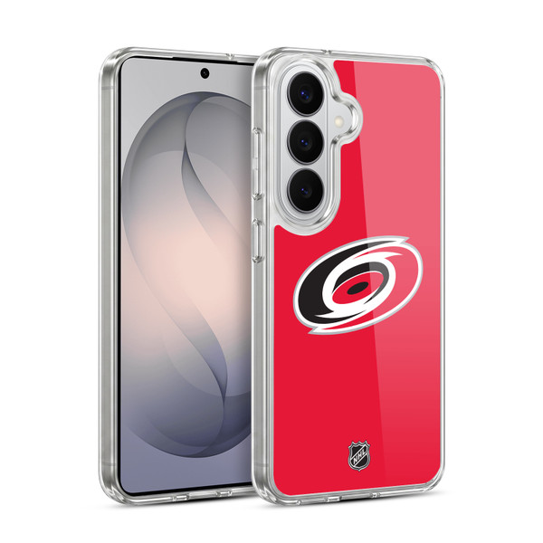 NHL Carolina Hurricanes Plain Soft Gel Case for Samsung Galaxy S26
