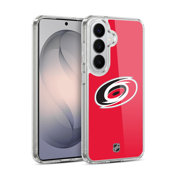 NHL Carolina Hurricanes Plain Soft Gel Case for Samsung Galaxy S26 Plus