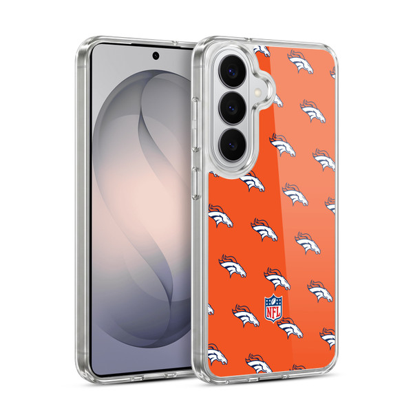 NFL Denver Broncos Artwork Patterns Soft Gel Case for Samsung Galaxy S26