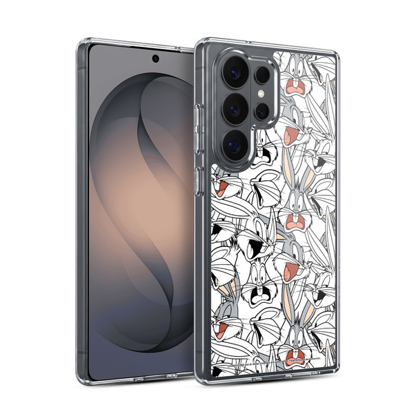Looney Tunes Patterns Bugs Bunny Soft Gel Case for Samsung Galaxy S26 Ultra