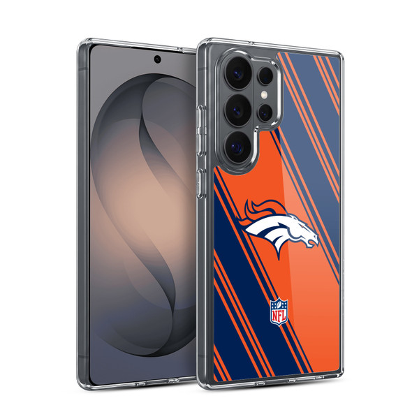 NFL Denver Broncos Artwork Stripes Soft Gel Case for Samsung Galaxy S26 Ultra