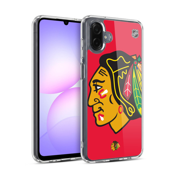 NHL Chicago Blackhawks Oversized Soft Gel Case for Samsung Galaxy A07 4G