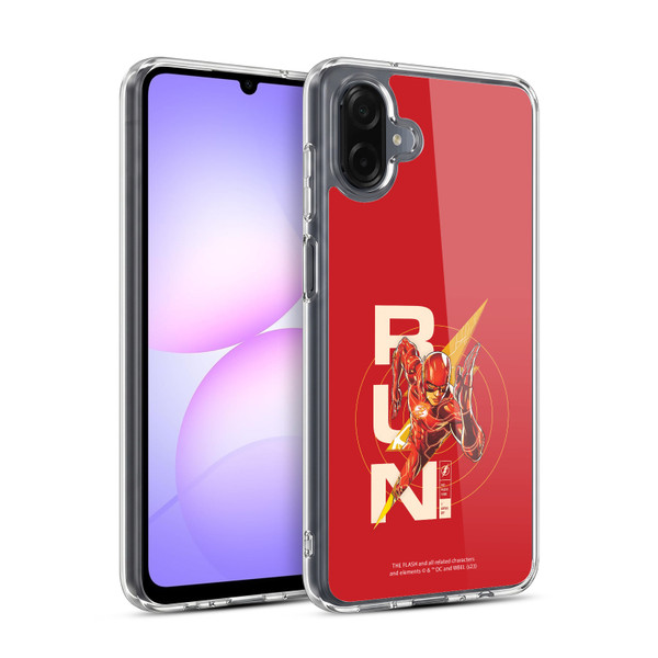 The Flash 2023 Graphics Barry Allen Run Soft Gel Case for Samsung Galaxy A07 4G