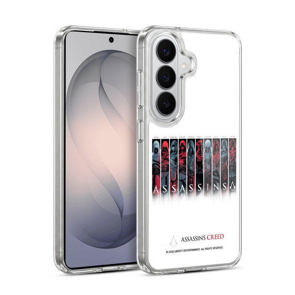 Assassin's Creed Legacy Typography Characters Soft Gel Case for Samsung Galaxy S26