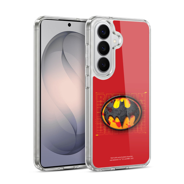 The Flash 2023 Graphics Batman Logo Soft Gel Case for Samsung Galaxy S26